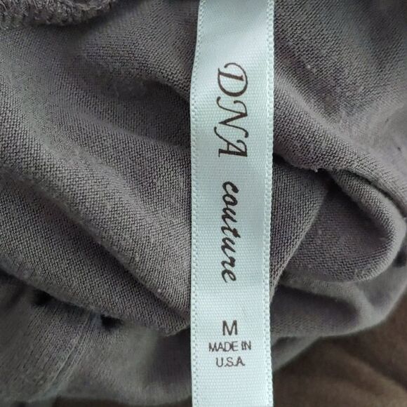 DNA Couture brownish gray maxi flowing skirt Sz M - Picture 3 of 3